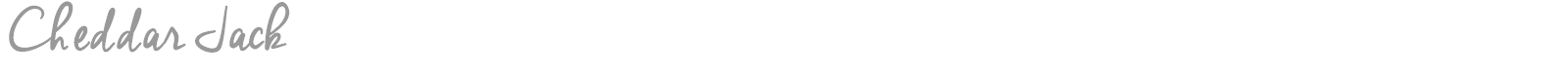 Cheddar Jack font preview